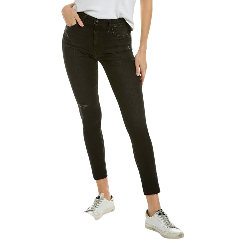 Joe's Jeans Catrin High Rise Skinny Ankle Black Size 28